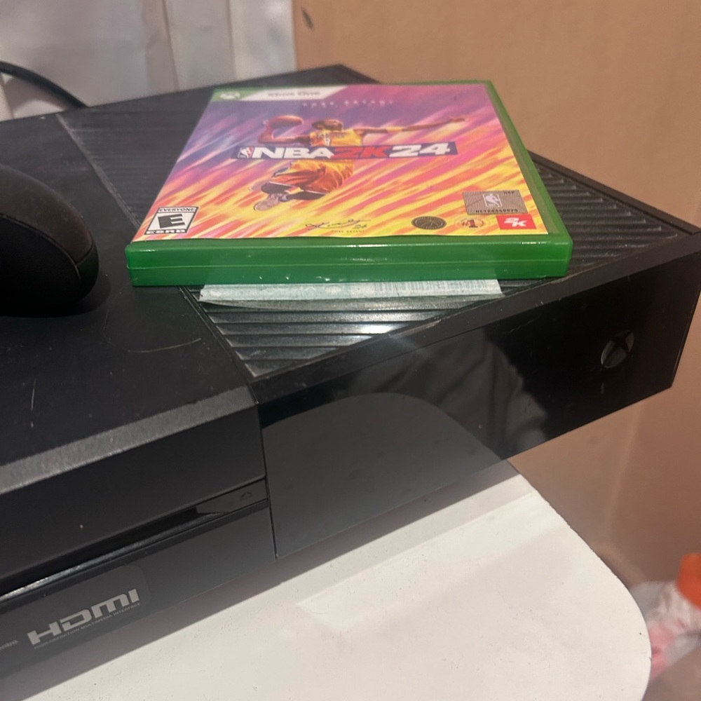 Xbox Black Console with NBA 2K24 Game Bundle